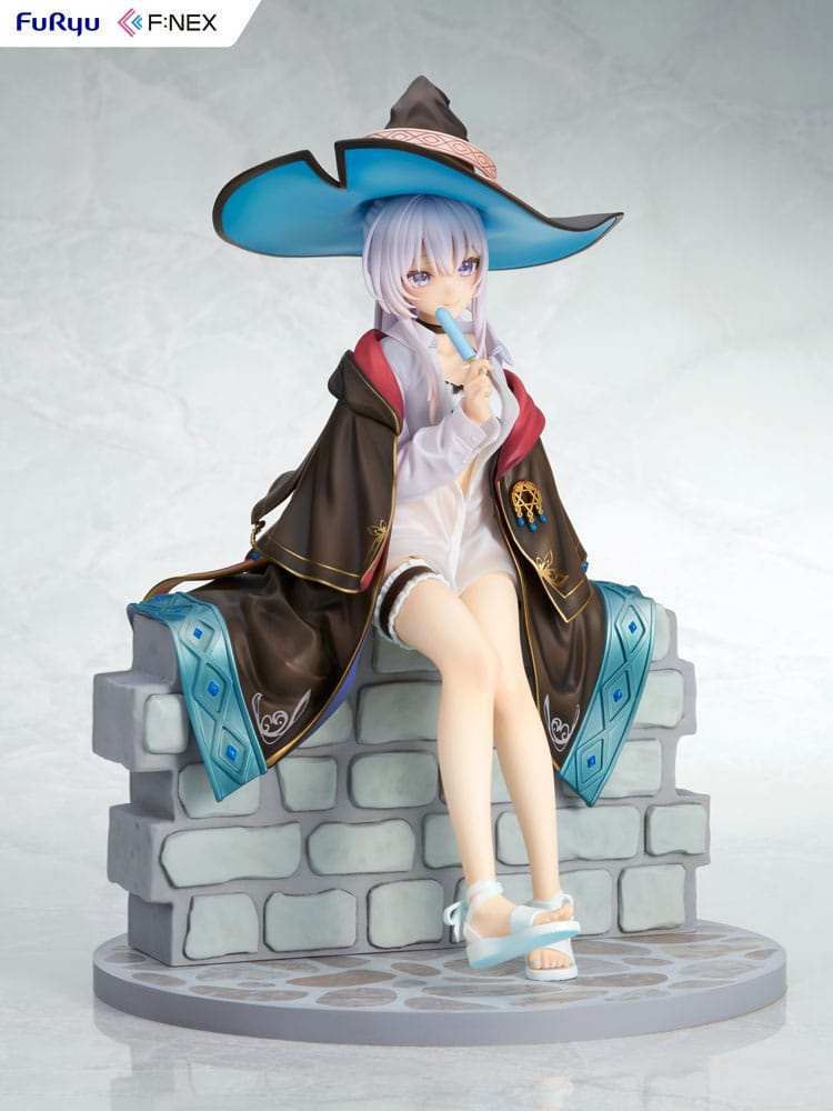 Wandering Witch: The Journey of Elaina F:NEX PVC Statue 1/7 Elaina Summer Vacation Ver. 22 cm - Smalltinytoystore