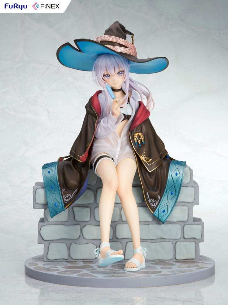 Wandering Witch: The Journey of Elaina F:NEX PVC Statue 1/7 Elaina Summer Vacation Ver. 22 cm - Smalltinytoystore