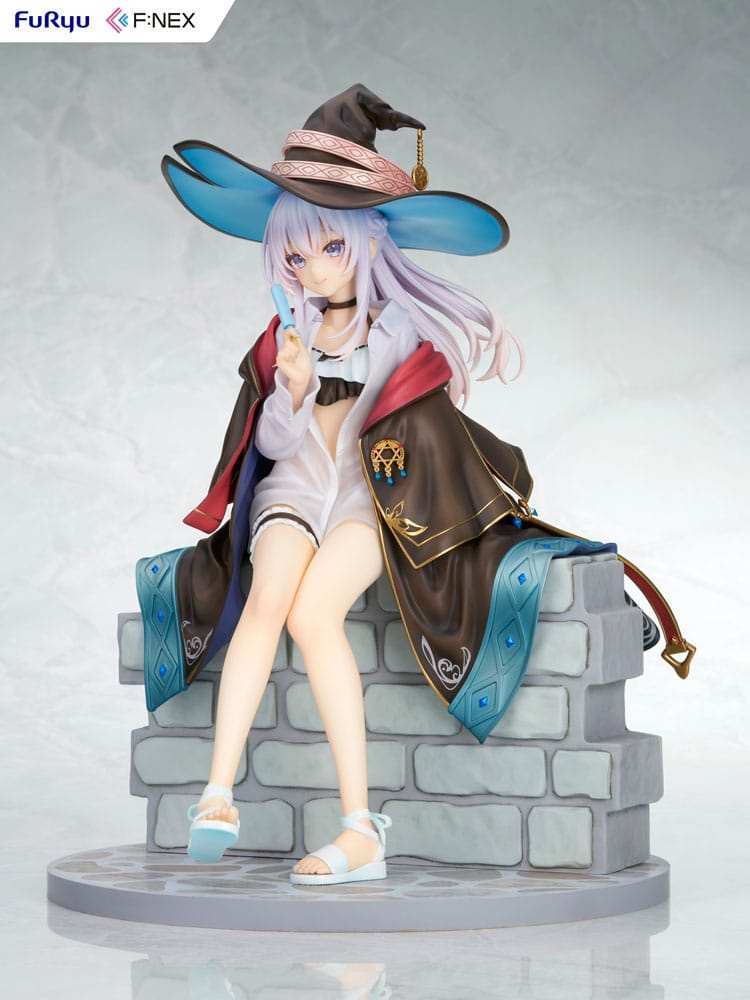 Wandering Witch: The Journey of Elaina F:NEX PVC Statue 1/7 Elaina Summer Vacation Ver. 22 cm - Smalltinytoystore