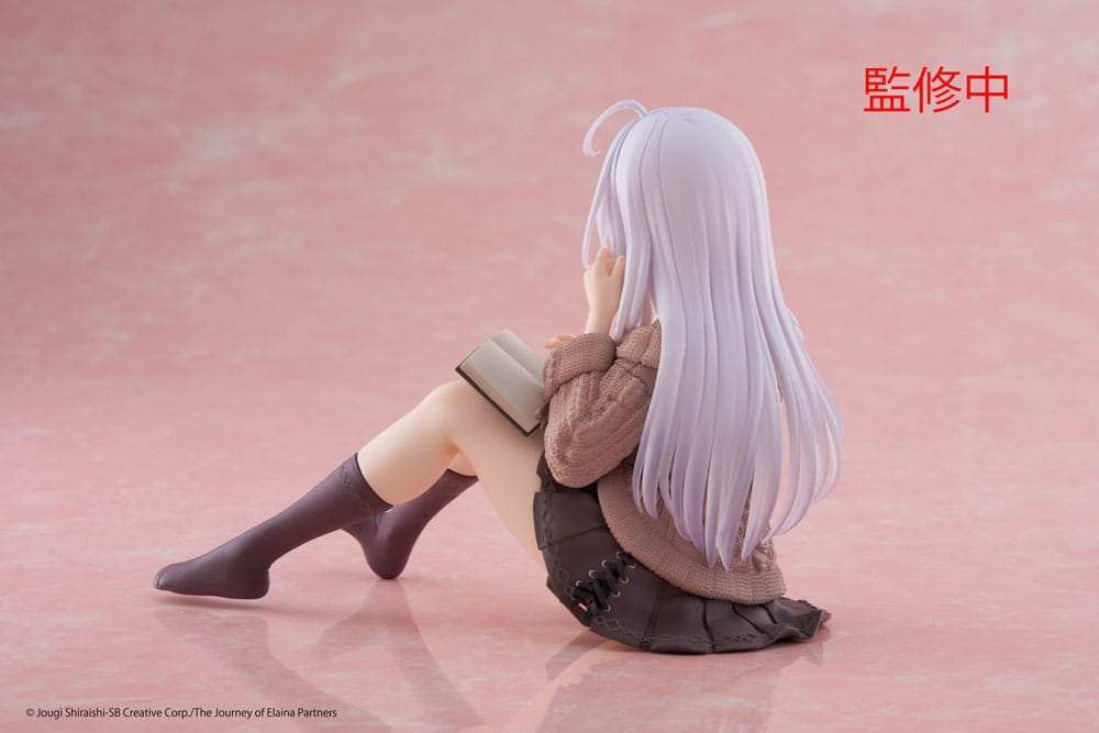 Wandering Witch: The Journey of Elaina PVC Statue Desktop Cute Figure Elaina Casual Clothes Ver. 13 cm - Smalltinytoystore