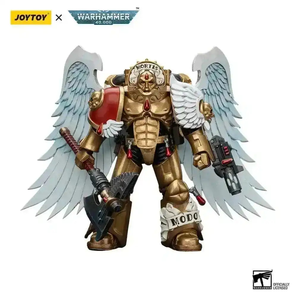 Warhammer 40,000 Actionfigur 1/18 Blood Angels Sanguinary Guard with Encarmine Axe and Inferno Pistol 12 cm - Smalltinytoystore
