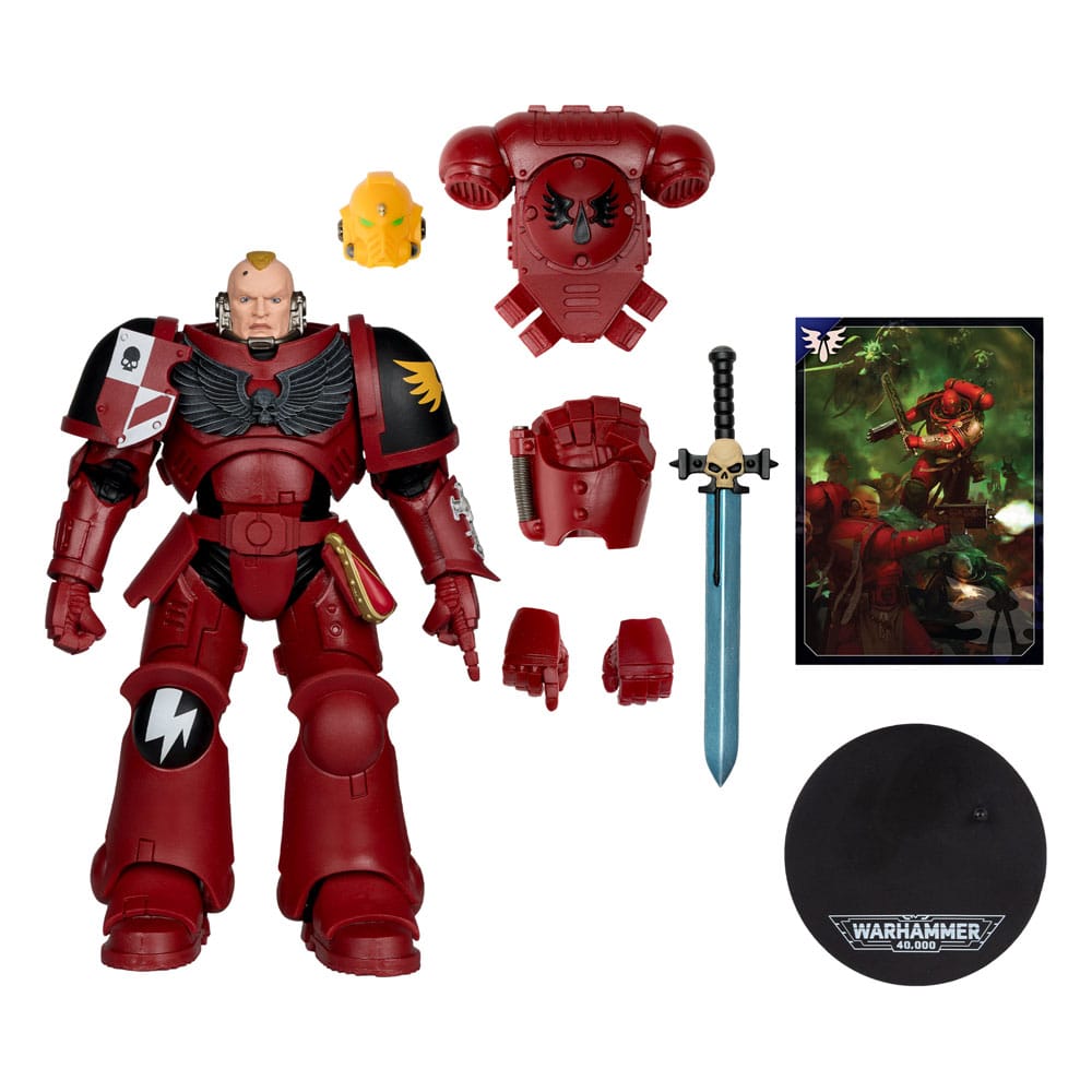 Warhammer 40,000 Actionfigur Assault Intercessor Sergeant (Blood Angel) 18 cm - Smalltinytoystore