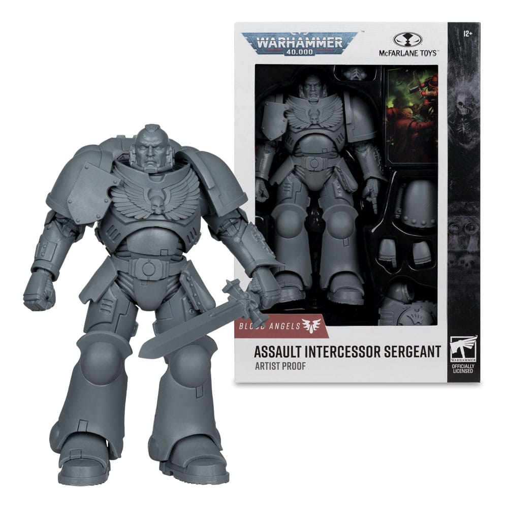 Warhammer 40,000 Actionfigur Assault Intercessor Sergeant (Blood Angel) (Artist Proof) 18 cm - Smalltinytoystore