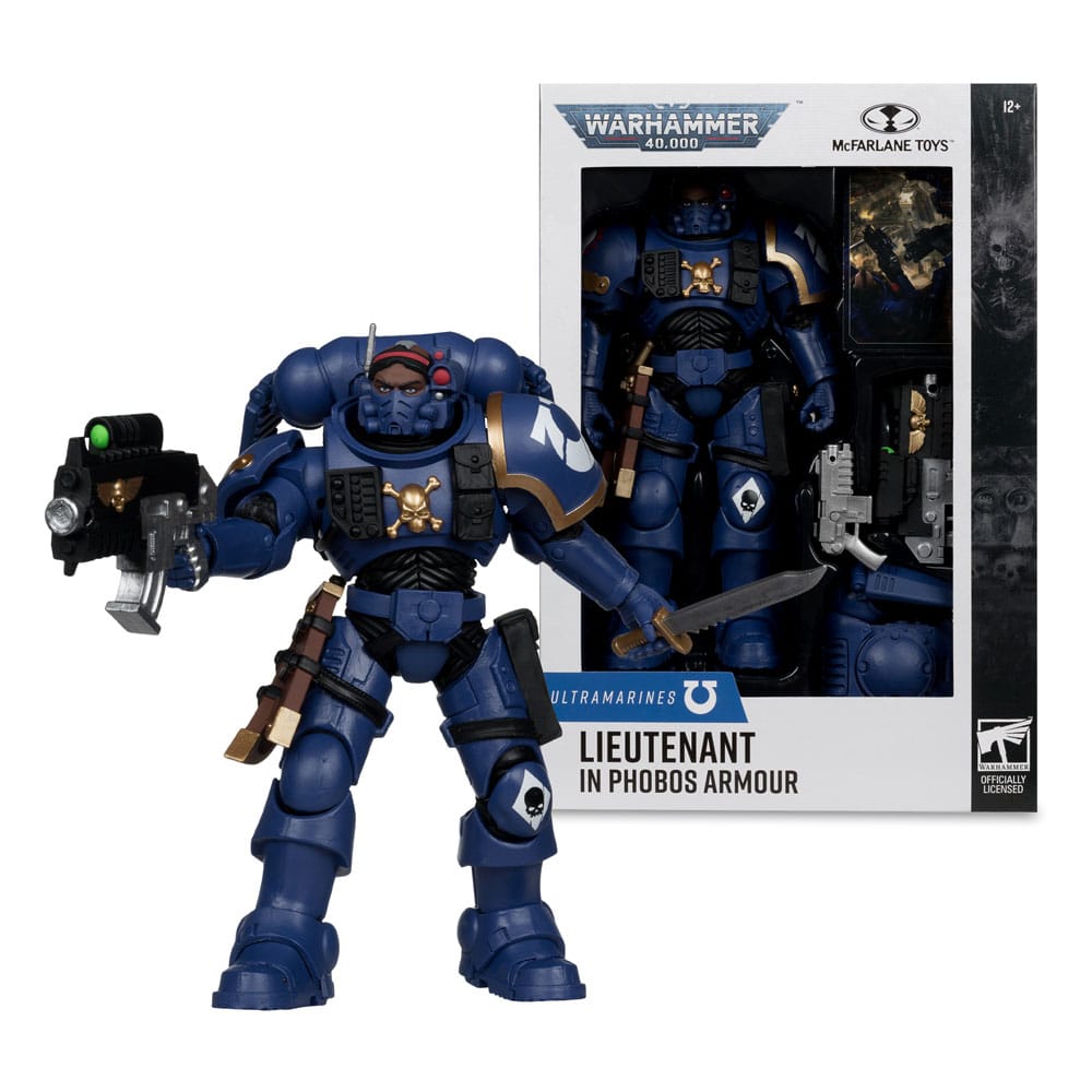 Warhammer 40,000 Actionfigur Lieutenant in Phobos Armor (Ultramarines) 18 cm - Smalltinytoystore
