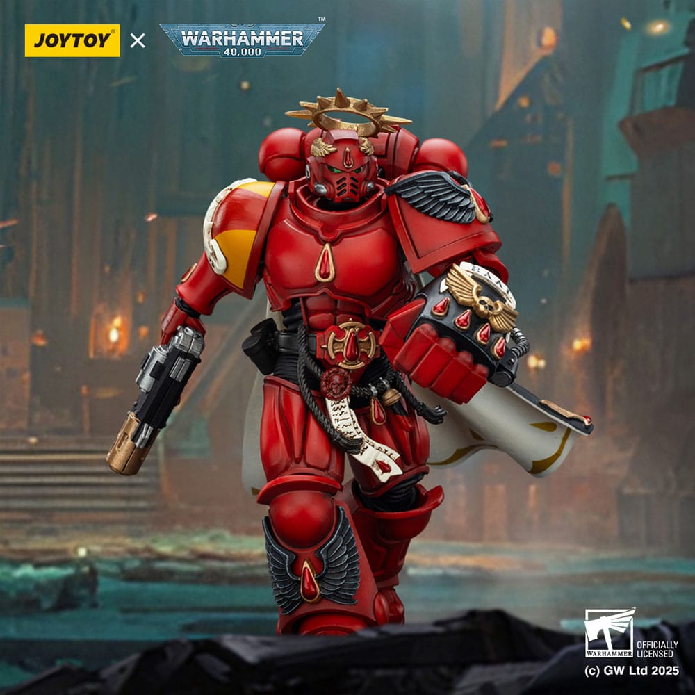 Warhammer 40,000: Combat Patrol Blood Angels Actionfigur Captain with Inferno Pistol & Power Fist 20 cm - Smalltinytoystore