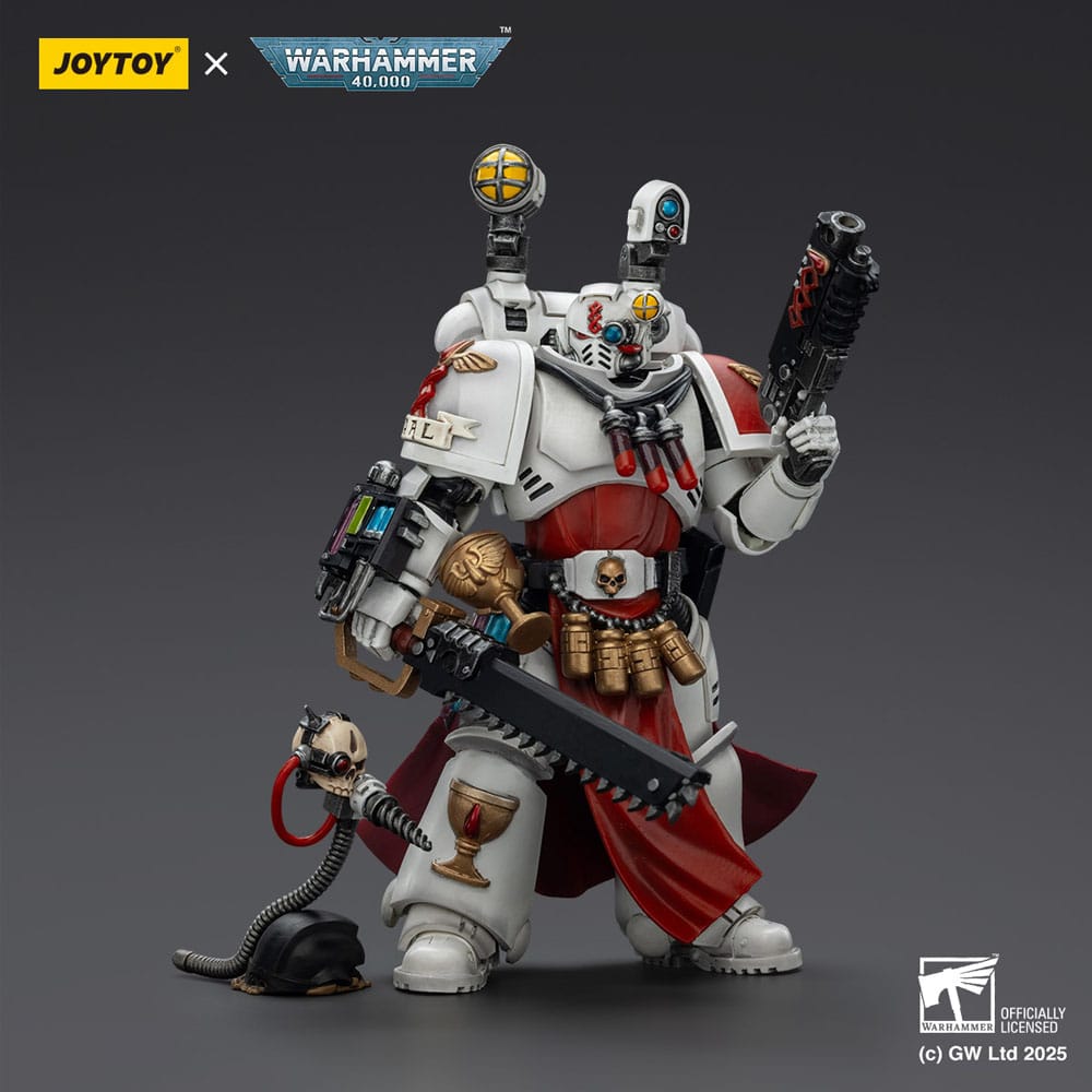 Warhammer 40,000: Combat Patrol Blood Angels Actionfigur Sanguinary Priest with Heavy bolt pistol chainsword and narthecium 20 cm - Smalltinytoystore