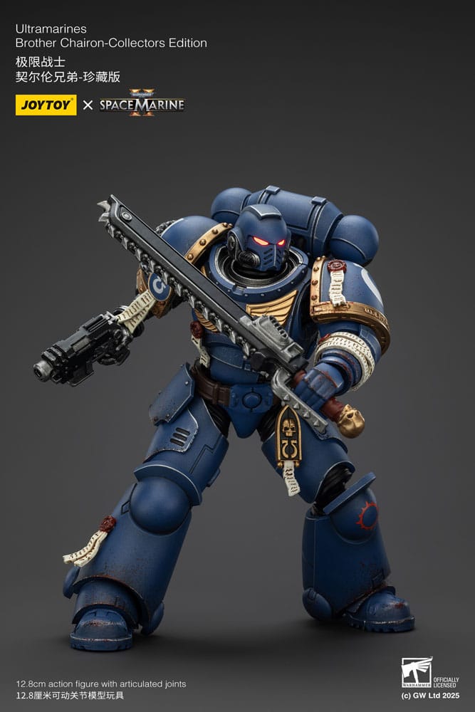 Warhammer 40,000: Space Marine 2 Actionfigur Ultramarines Brother Chairon Collectors Edition 13 cm - Smalltinytoystore