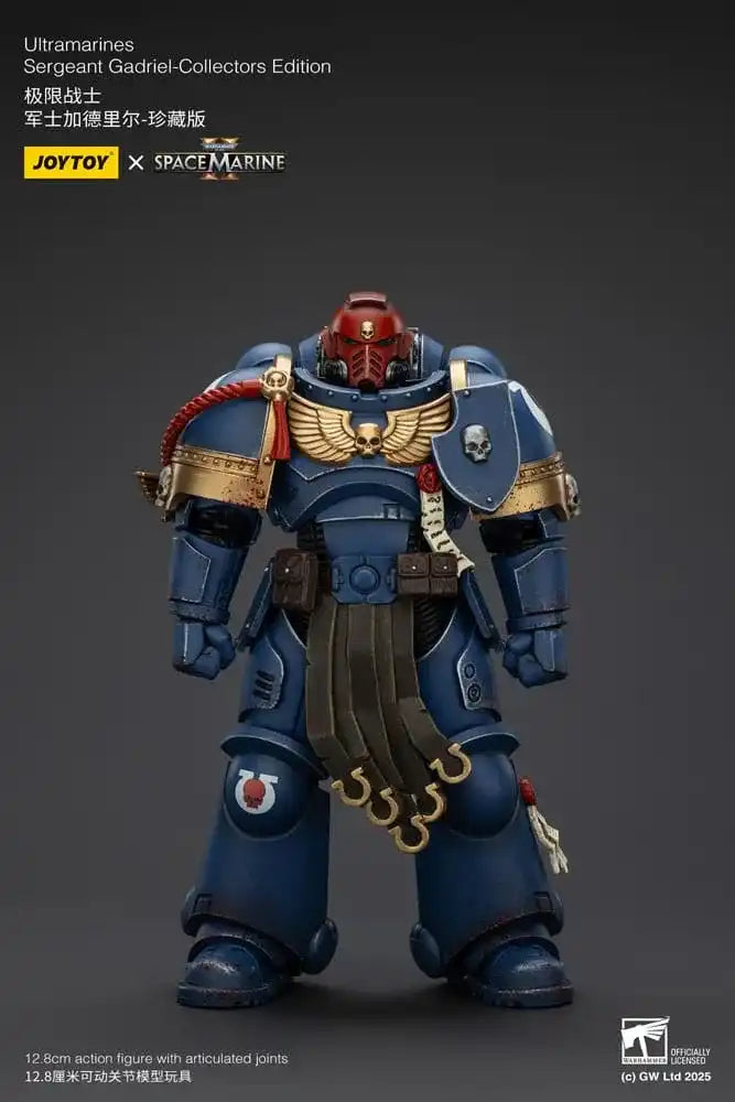 Warhammer 40,000: Space Marine 2 Actionfigur Ultramarines Sergeant Gadriel Collectors Edition 13 cm - Smalltinytoystore