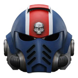 Warhammer 40,000: Space Marine 2 Replik Ultramarines Lieutenant Titus Helm 30 cm - Smalltinytoystore