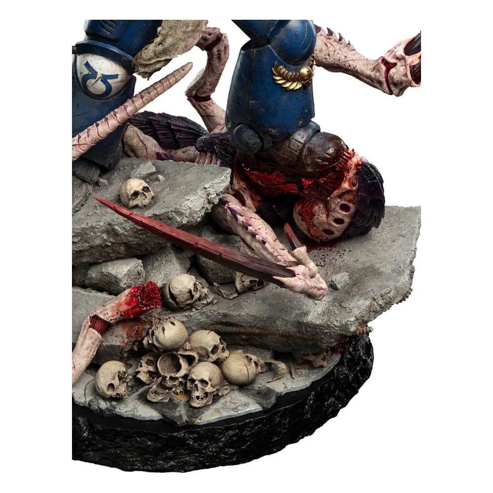 Warhammer 40,000: Space Marine 2 Statue 1/6 Lieutenant Titus Battleline Edition 63 cm - Smalltinytoystore