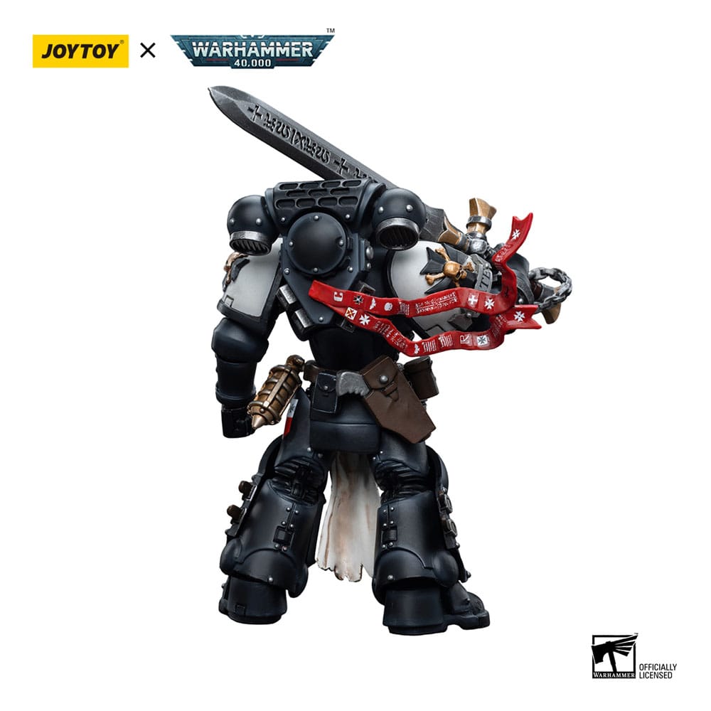 Warhammer 40k Actionfigur 1/18 Black Templars Emperor's Champion Bayard's Revenge 12 cm - Smalltinytoystore