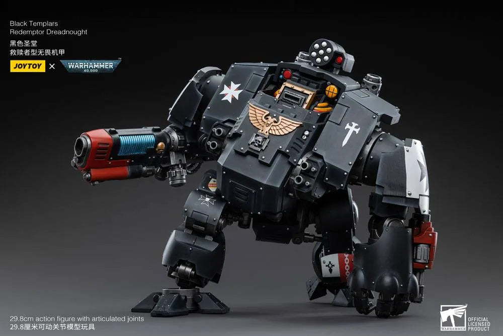 Warhammer 40k Actionfigur 1/18 Black Templars Redemptor Dreadnought 30 cm - Smalltinytoystore