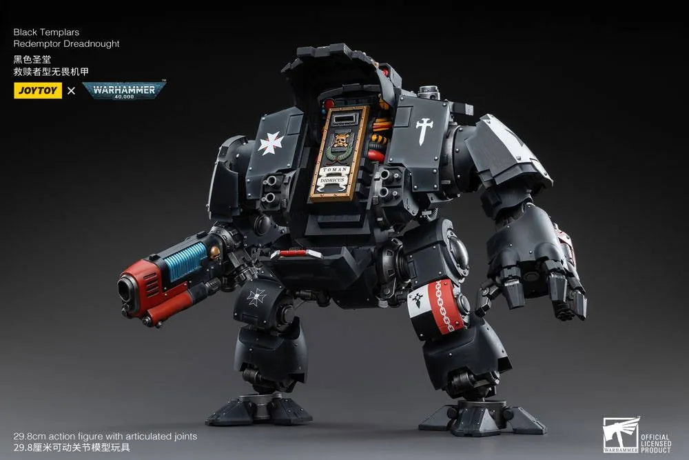 Warhammer 40k Actionfigur 1/18 Black Templars Redemptor Dreadnought 30 cm - Smalltinytoystore