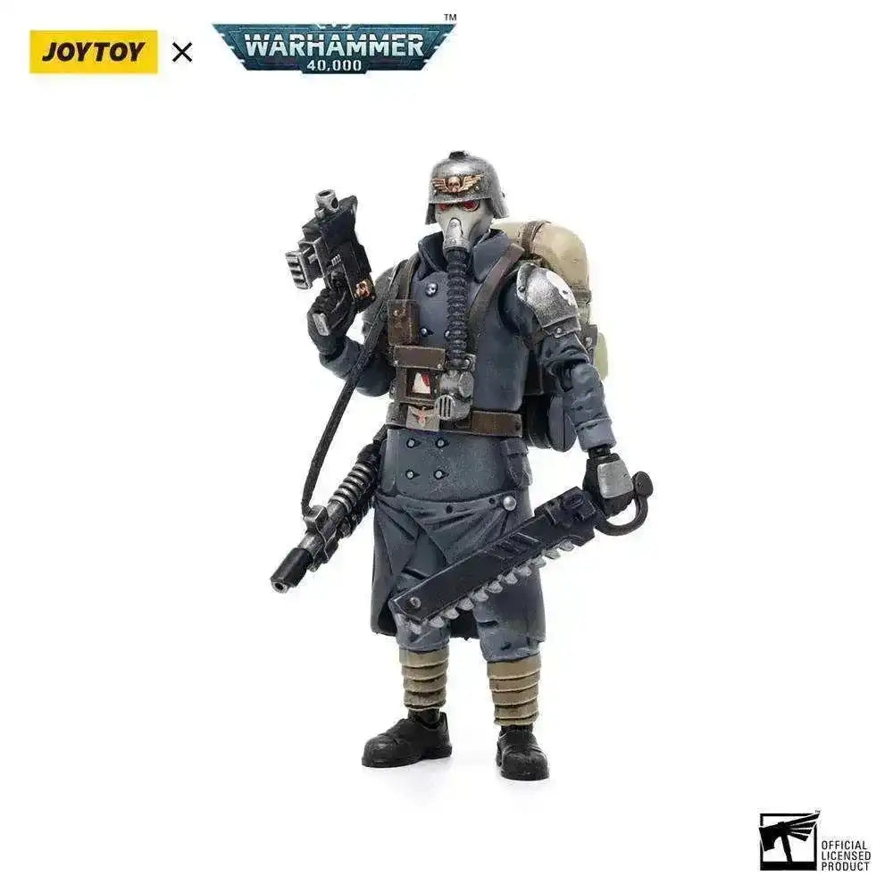Warhammer 40k Actionfigur 1/18 Death Korps of Krieg Veteran Squad Sergeant 10 cm - Smalltinytoystore