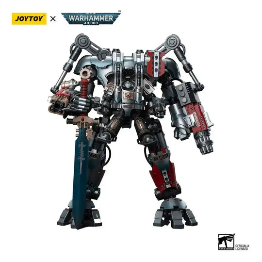 Warhammer 40k Actionfigur 1/18 Grey Knights Nemesis Dreadknight (Including Grey Knights Terminator Caddon Vibova) 12 cm - Smalltinytoystore