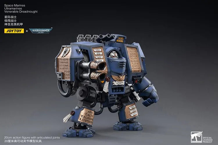 Warhammer 40k Actionfigur 1/18 Space Marines Ultramarines Venerable Dreadnought 19 cm - Smalltinytoystore