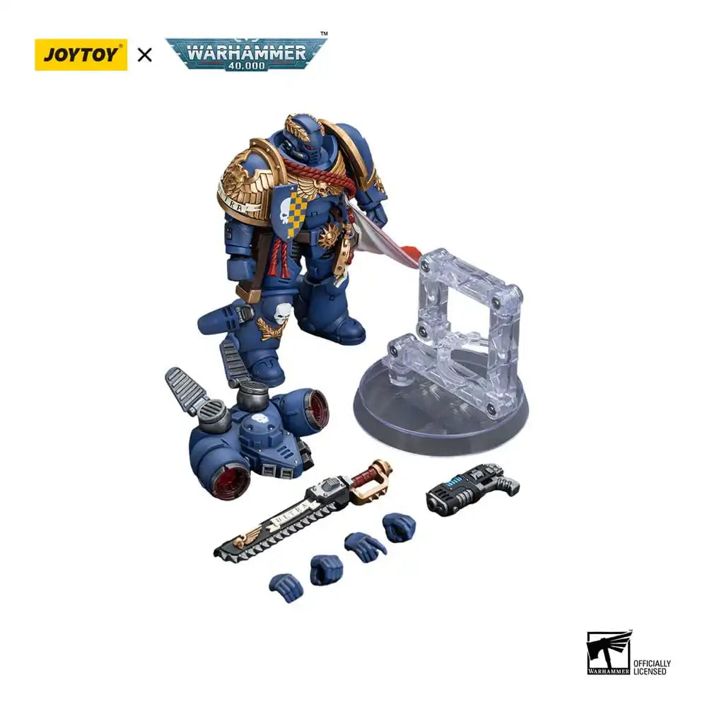 Warhammer 40k Actionfigur 1/18 Ultramarines Captain With Jump Pack 12 cm - Smalltinytoystore