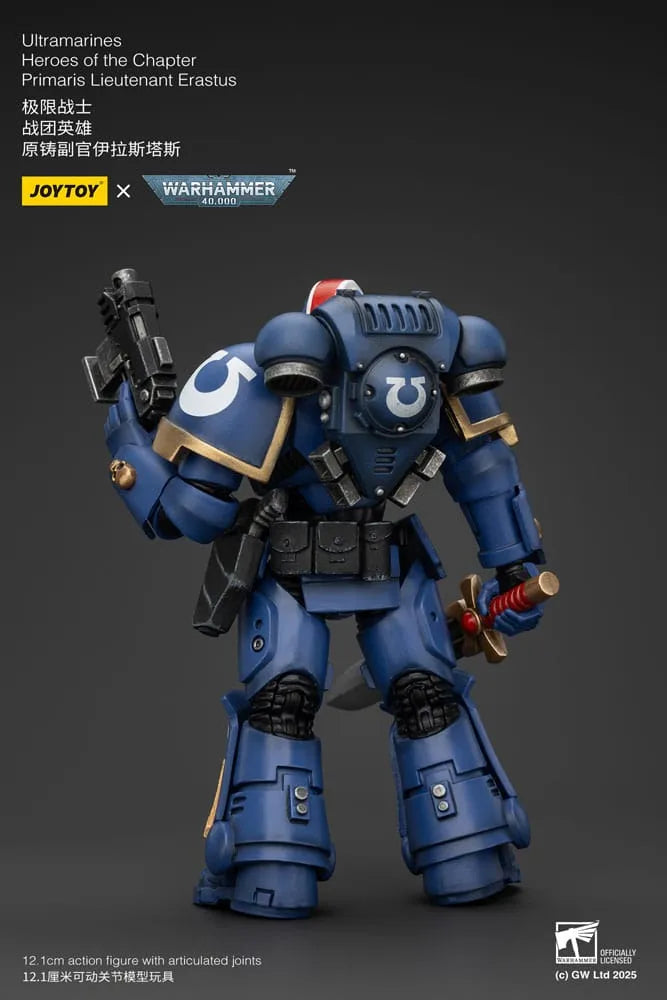 Warhammer 40k Actionfigur 1/18 Ultramarines Heroes of the Chapter Primaris Lieutenant Erastus 20 cm - Smalltinytoystore