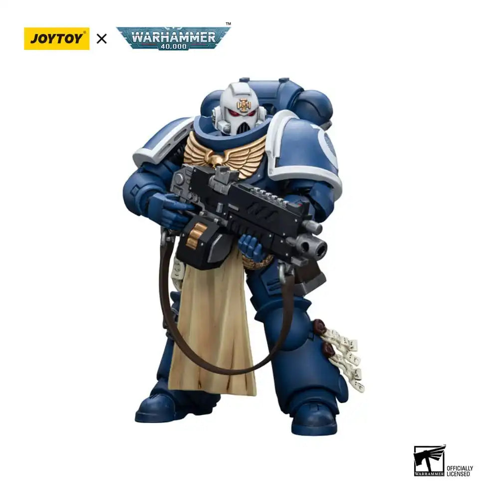 Warhammer 40k Actionfigur 1/18 Ultramarines Sternguard Veteran with Auto Bolt Rifle 12 cm - Smalltinytoystore