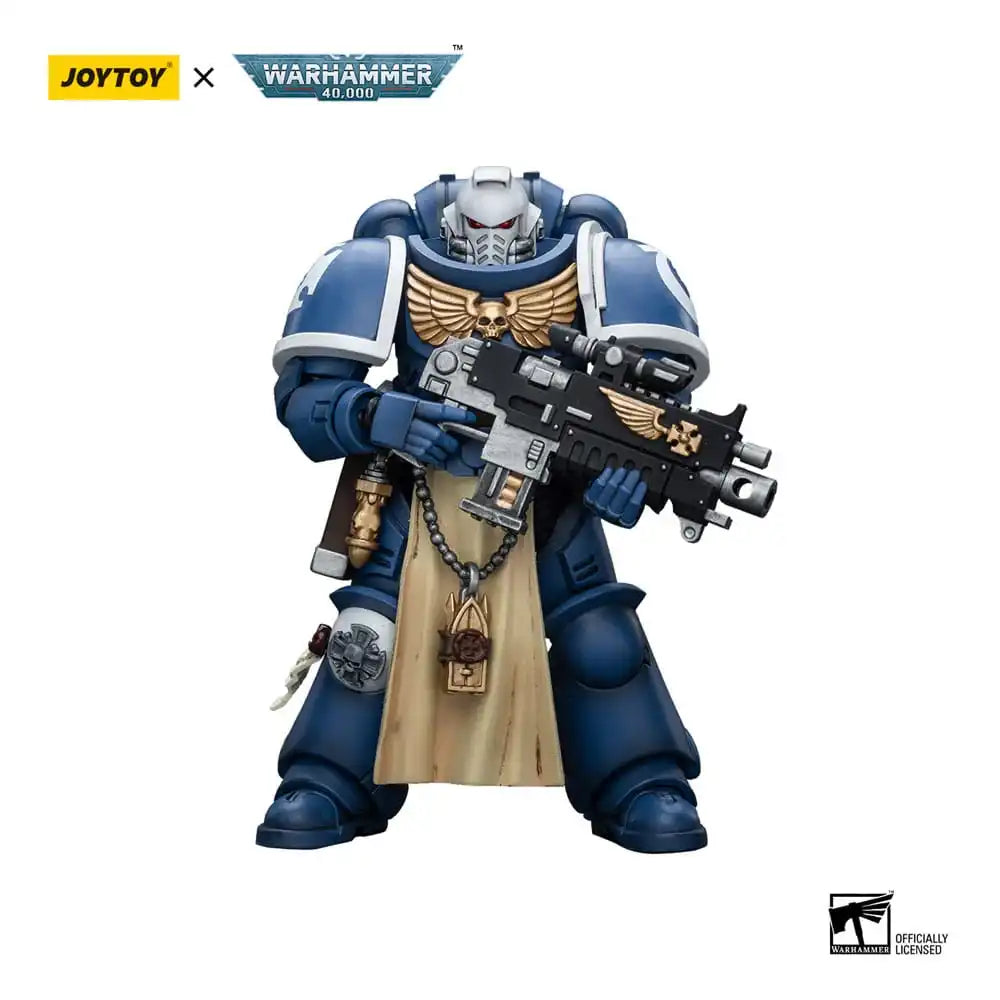 Warhammer 40k Actionfigur 1/18 Ultramarines Sternguard Veteran with Bolt Rifle 12 cm - Smalltinytoystore