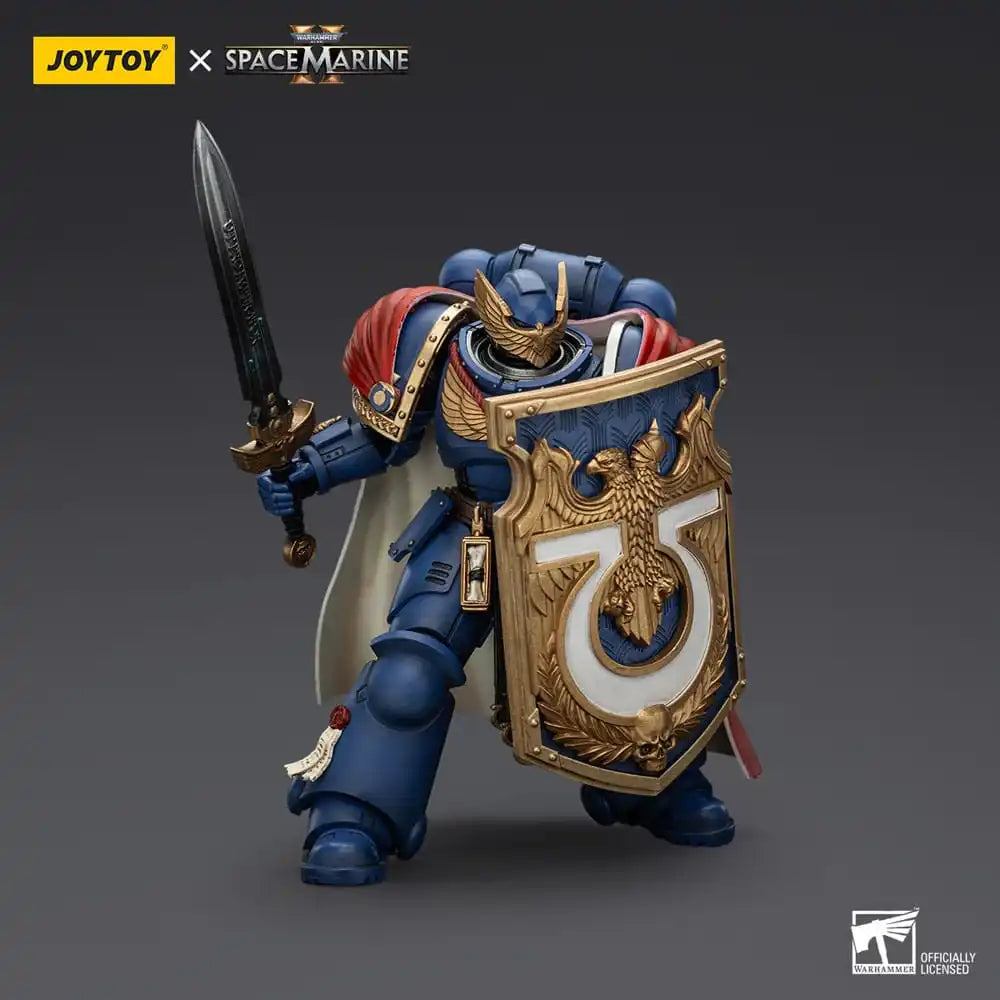 Warhammer 40k Actionfigur Ultramarines Victrix Honour Guardwith Storm Shield And Power Sword 20 cm - Smalltinytoystore