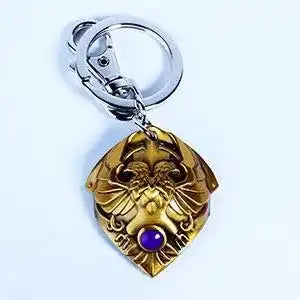 Warhammer 40K Metall-Schlüsselanhänger Custodian Shoulder Plate - Smalltinytoystore