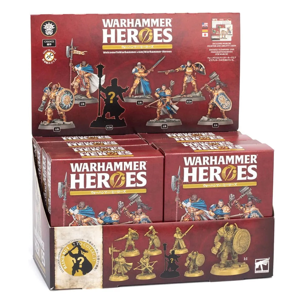 Warhammer Age of Sigmar Miniaturen Warhammer Heroes: Stormcast Eternals Display (8) - Smalltinytoystore