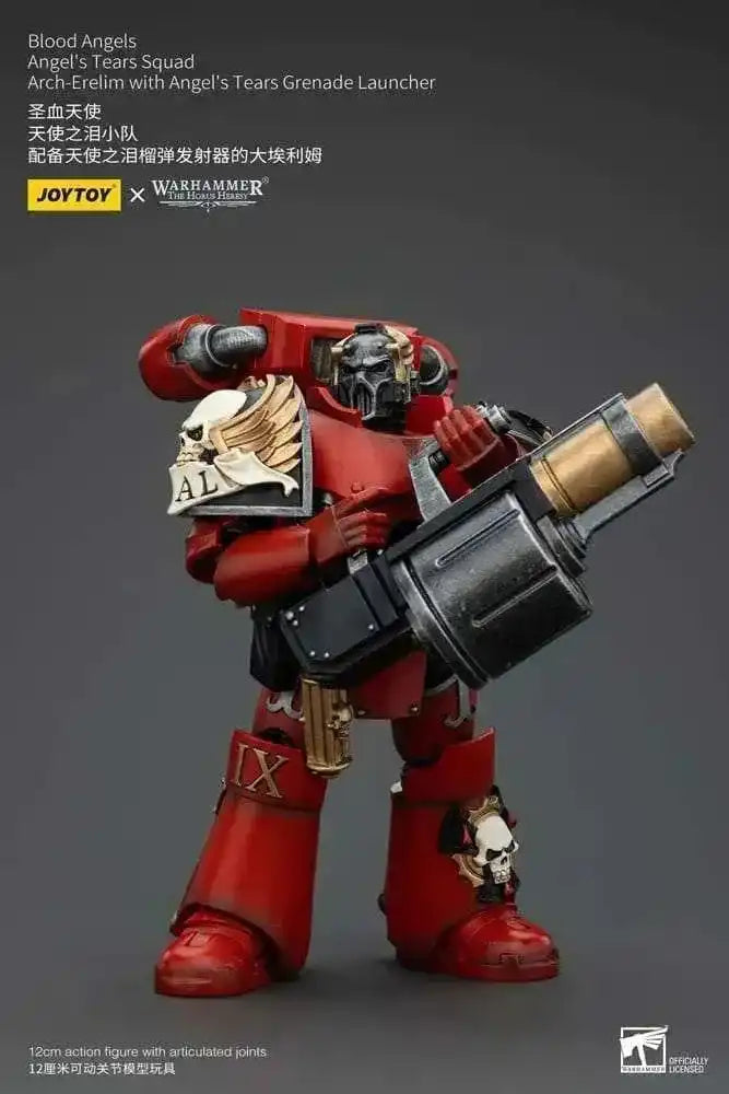 Warhammer The Horus Heresy Actionfigur 1/18 Blood Angels Angel's Tears Squad Arch-Erelim with Angel's Tears Grenade Launcher 12 cm - Smalltinytoystore