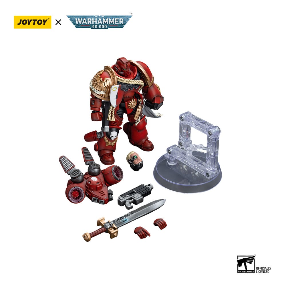 Warhammer The Horus Heresy Actionfigur 1/18 Blood Angels Captain With Jump Pack 12 cm - Smalltinytoystore