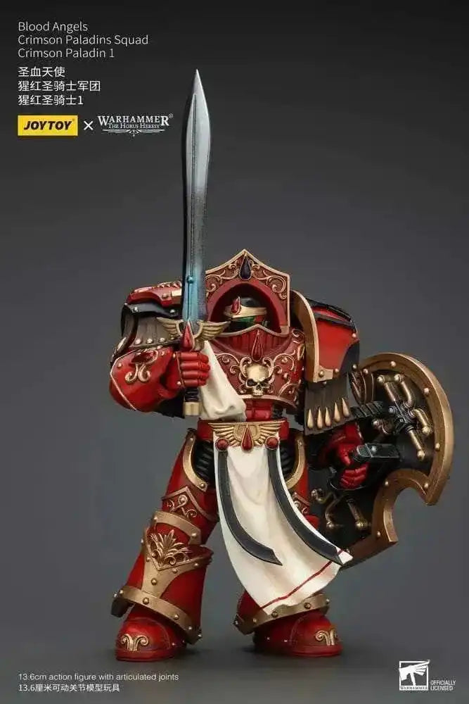 Warhammer The Horus Heresy Actionfigur 1/18 Blood Angels Crimson Paladins Squad Crimson Paladin 1 14 cm - Smalltinytoystore
