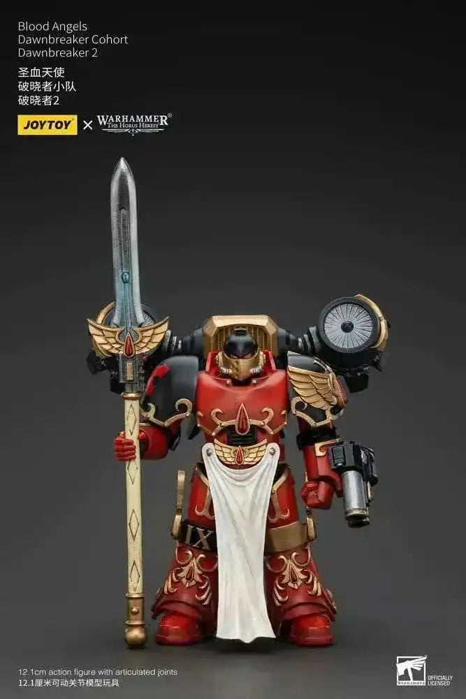 Warhammer The Horus Heresy Actionfigur 1/18 Blood Angels Dawnbreaker Cohort Dawnbreaker 2 13 cm - Smalltinytoystore