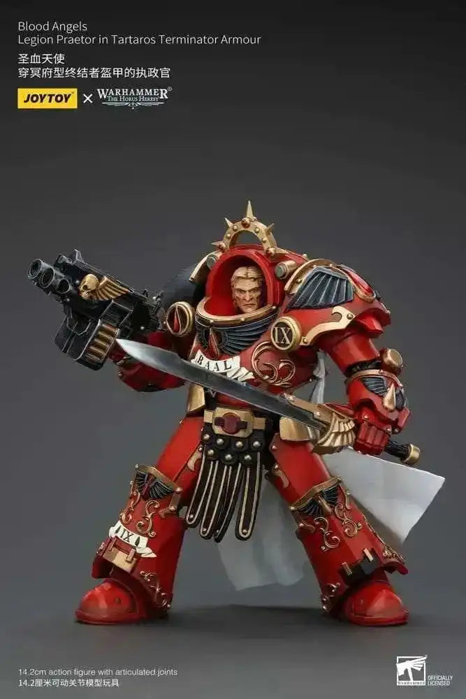 Warhammer The Horus Heresy Actionfigur 1/18 Blood Angels Legion Praetor in Tartaros Terminator Armour 14 cm - Smalltinytoystore
