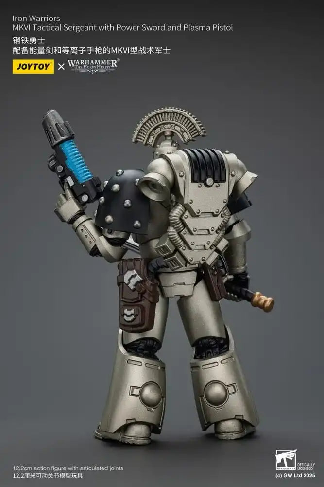 Warhammer The Horus Heresy Actionfigur 1/18 lron Warriors MKVI Tactical Sergeant with Power Sword and Plasma Pistol 12 cm - Smalltinytoystore