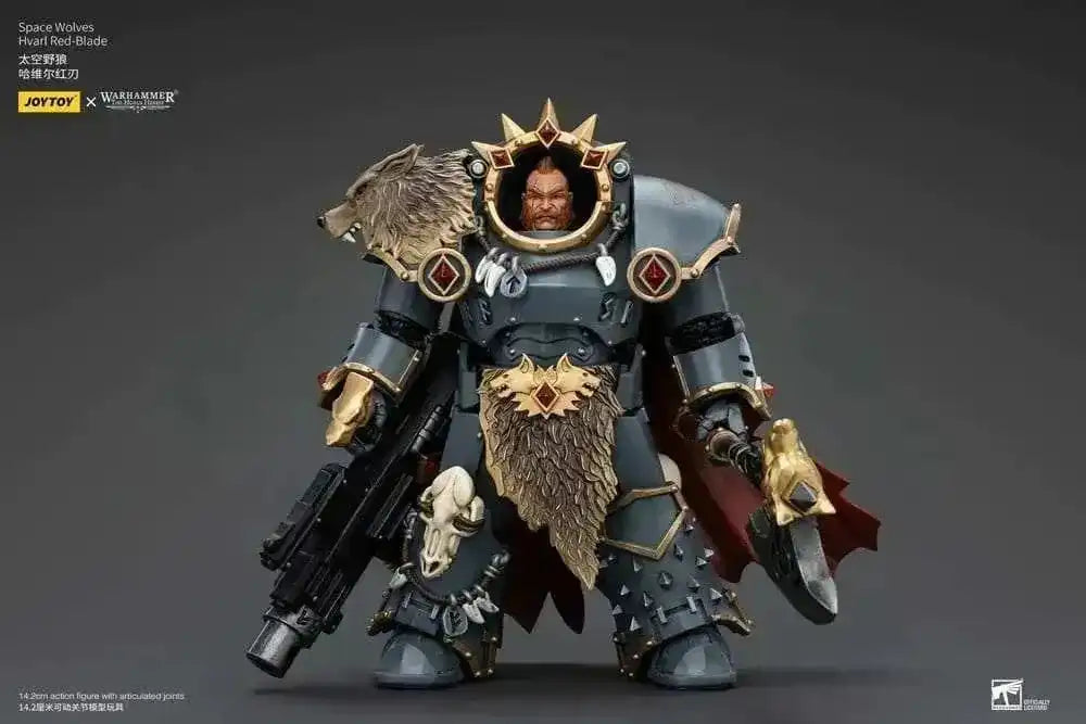 Warhammer The Horus Heresy Actionfigur 1/18 Space Wolves Hvarl Red-Blade 14 cm - Smalltinytoystore