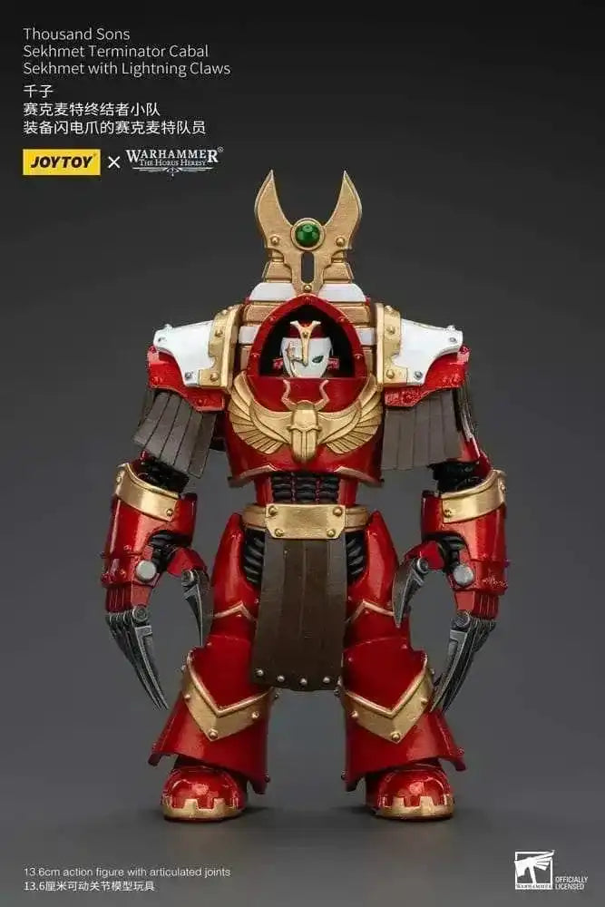 Warhammer The Horus Heresy Actionfigur 1/18 Thousand Sons Sekhmet Terminator Cabal Sekhmet with Lightning Claws 14 cm - Smalltinytoystore