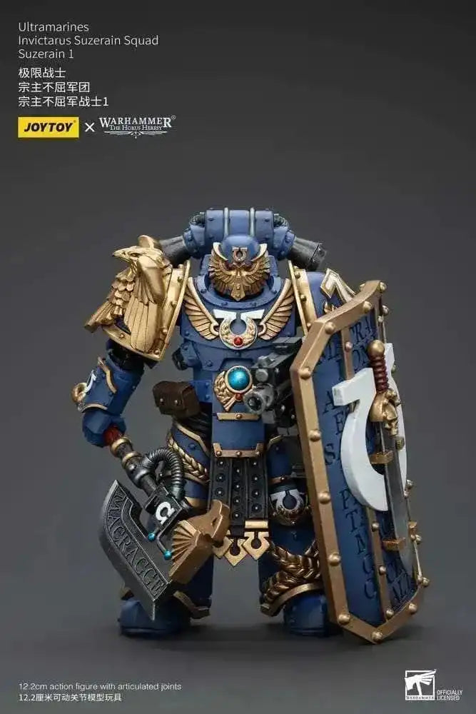 Warhammer The Horus Heresy Actionfigur 1/18 Ultramarines Invictarus Suzerain Squad Suzerain 1 12 cm - Smalltinytoystore