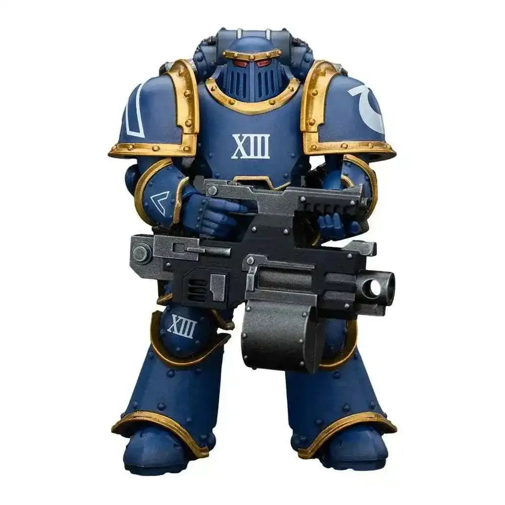 Warhammer The Horus Heresy Actionfigur 1/18 Ultramarines Legion MKIII Tactical Support Squad Legionary with Heavy Bolter 20 cm - Smalltinytoystore