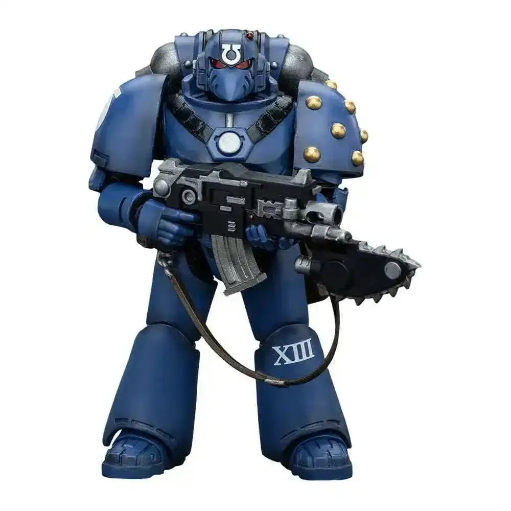 Warhammer The Horus Heresy Actionfigur 1/18 Ultramarines MK VI Tactical Squad Legionary with Bolter& Chainblade 20 cm - Smalltinytoystore