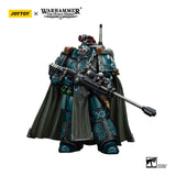 Warhammer The Horus Heresy Actionfigur Alpha Legion Exodus The One who is Many With Sniper Rifle And Power Dagger 20 cm - Smalltinytoystore