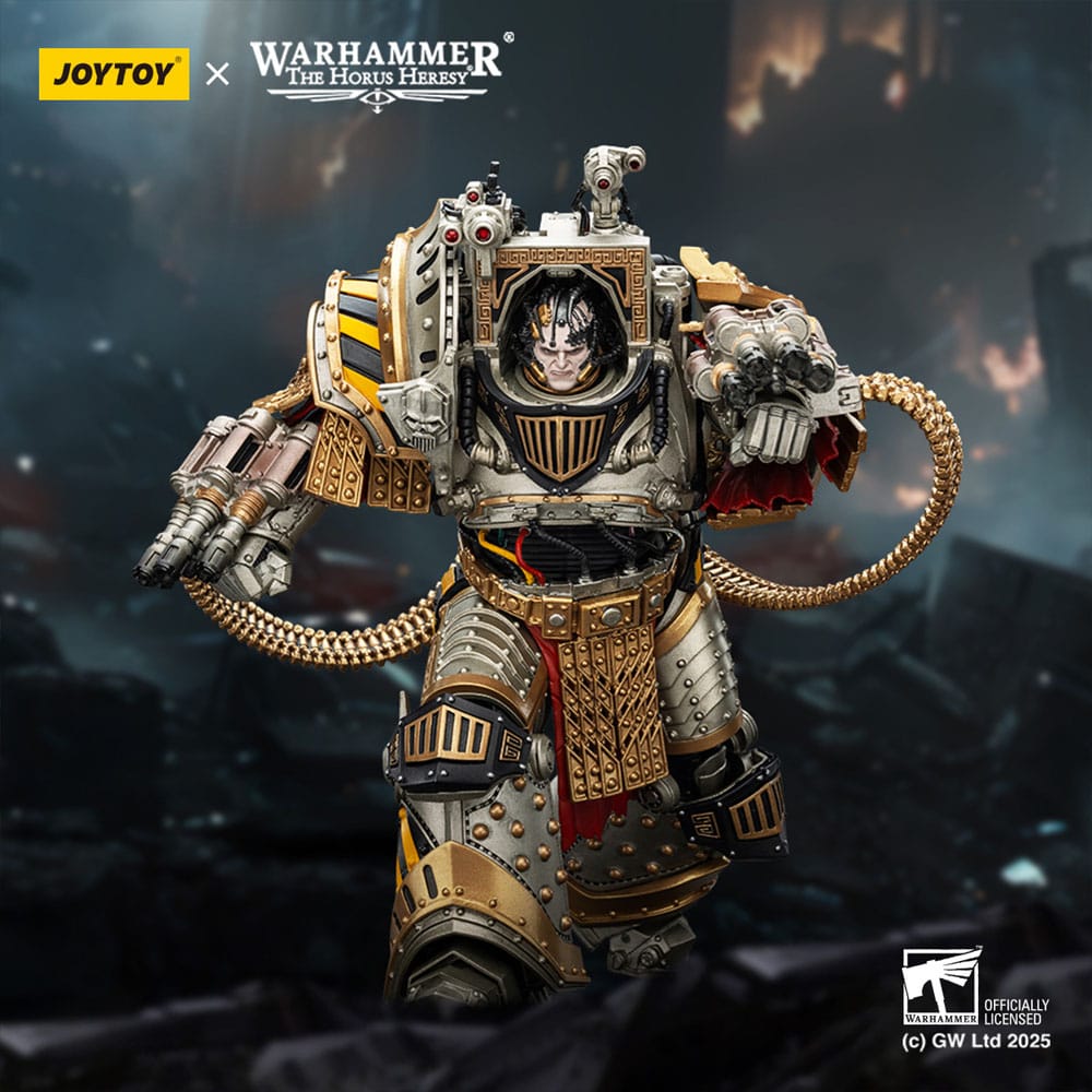 Warhammer The Horus Heresy Actionfigur Iron Warriors Perturabo Primarch of the lVth Legion 28 cm - Smalltinytoystore