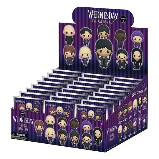 Wednesday 3D PVC-Taschenanhänger Serie 4 Display (24)