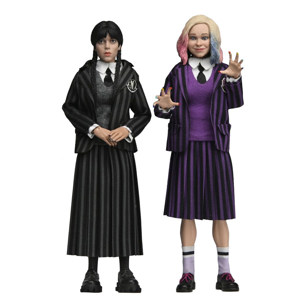 Wednesday Actionfiguren 2er Pack Wednesday Addams (Nevermore Uniform) and Enid 20 cm - Smalltinytoystore