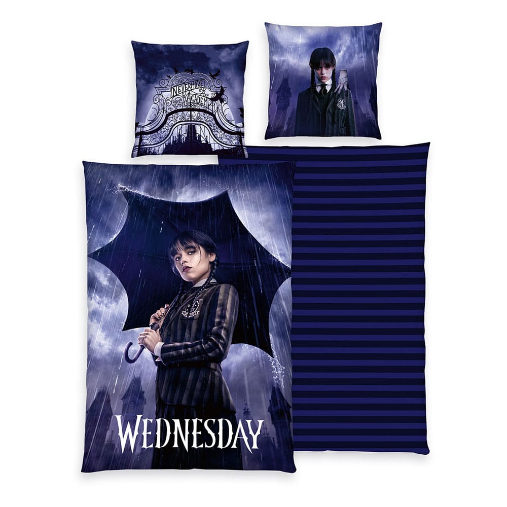 Wednesday Bettwäsche Raining 135 x 200 cm - Smalltinytoystore