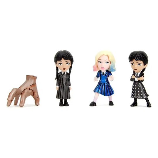 Wednesday Nano Metalfigs Diecast Minifiguren 4-er Pack Wave 1 4 cm - Smalltinytoystore