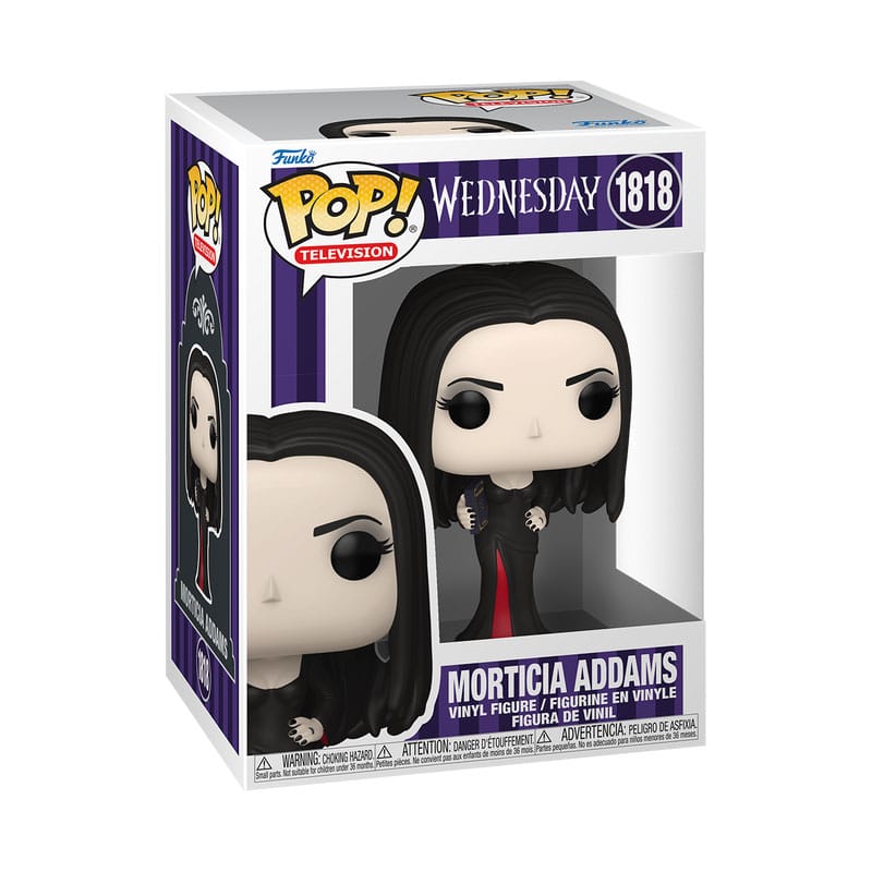 Wednesday POP! TV Vinyl Figur Morticia 9 cm - Smalltinytoystore