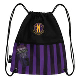 Wednesday Stoffbeutel Nevermore Academy Purple - Smalltinytoystore