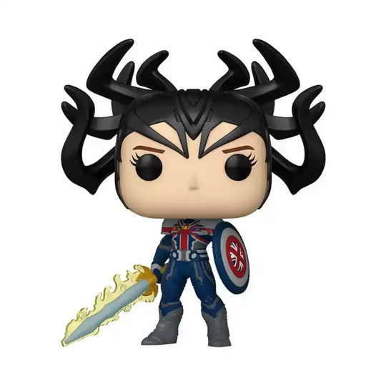 What If...? POP! Animation Vinyl Figur Infinity Captain Carter 9 cm - Smalltinytoystore