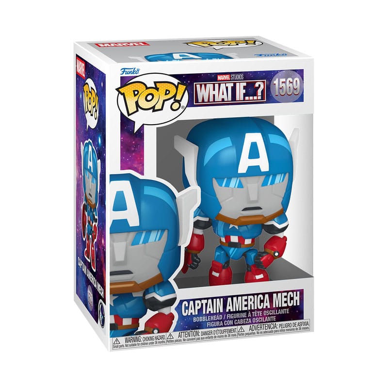 What If...? POP! Vinyl Figur Captain America 9 cm - Smalltinytoystore