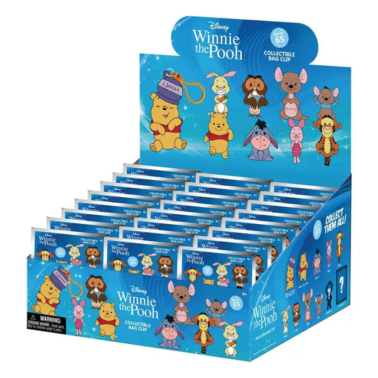 Winnie Puuh 3D PVC-Taschenanhänger Series 2 Display (24) - Smalltinytoystore