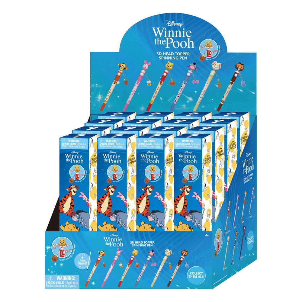 Winnie Puuh Stift 3D Head Topper Spinning Pen - Smalltinytoystore